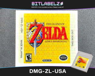 The Legend of Zelda: Link's Awakening - Golden Game Boy Label [DMG-ZL-USA]