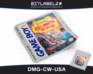 Castlevania II: Belmont's Revenge Game Boy Label [DMG-CW-USA]