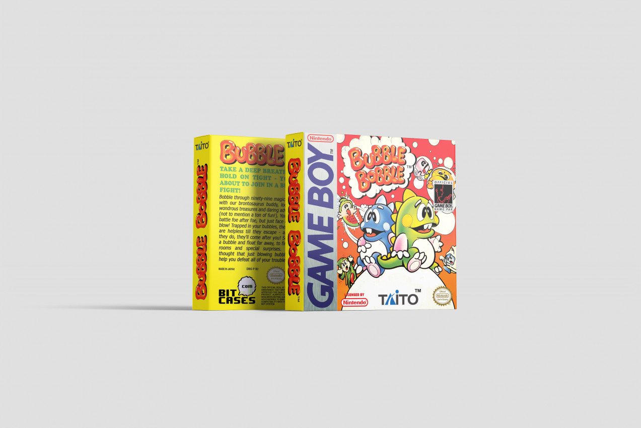 Bubble Bobble - Game Boy Replacement Box