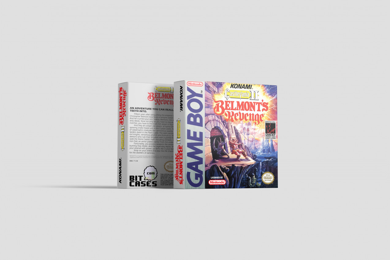 Castlevania II: Belmont's Revenge - Game Boy Replacement Box