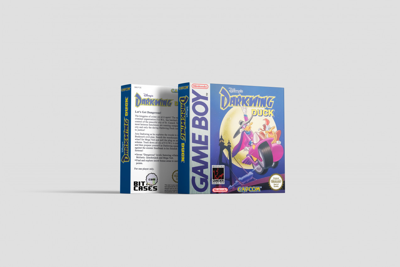 Darkwing Duck - Game Boy Replacement Box