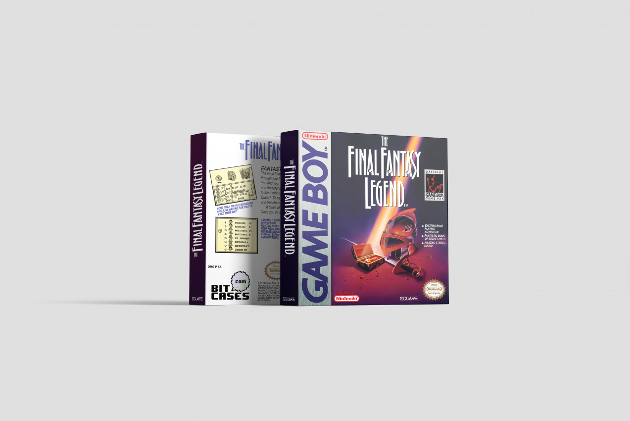 Final Fantasy Legend - Game Boy Replacement Box