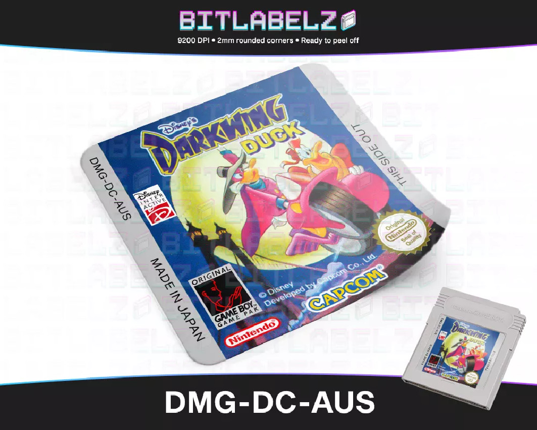 Darkwing Duck - Game Boy Label [DMG-DC-AUS]