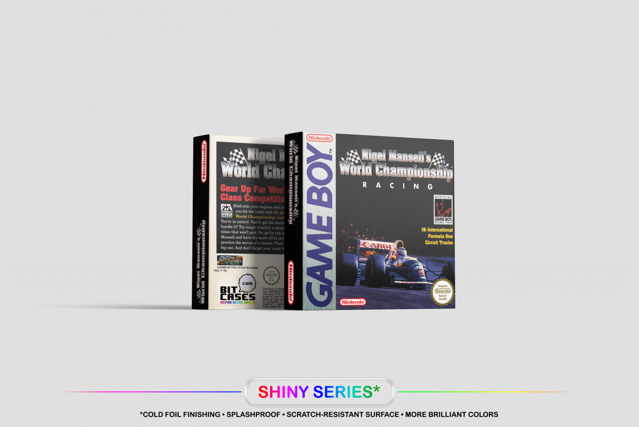 Nigel Mansell's World Championship Racing - Game Boy Replacement Box