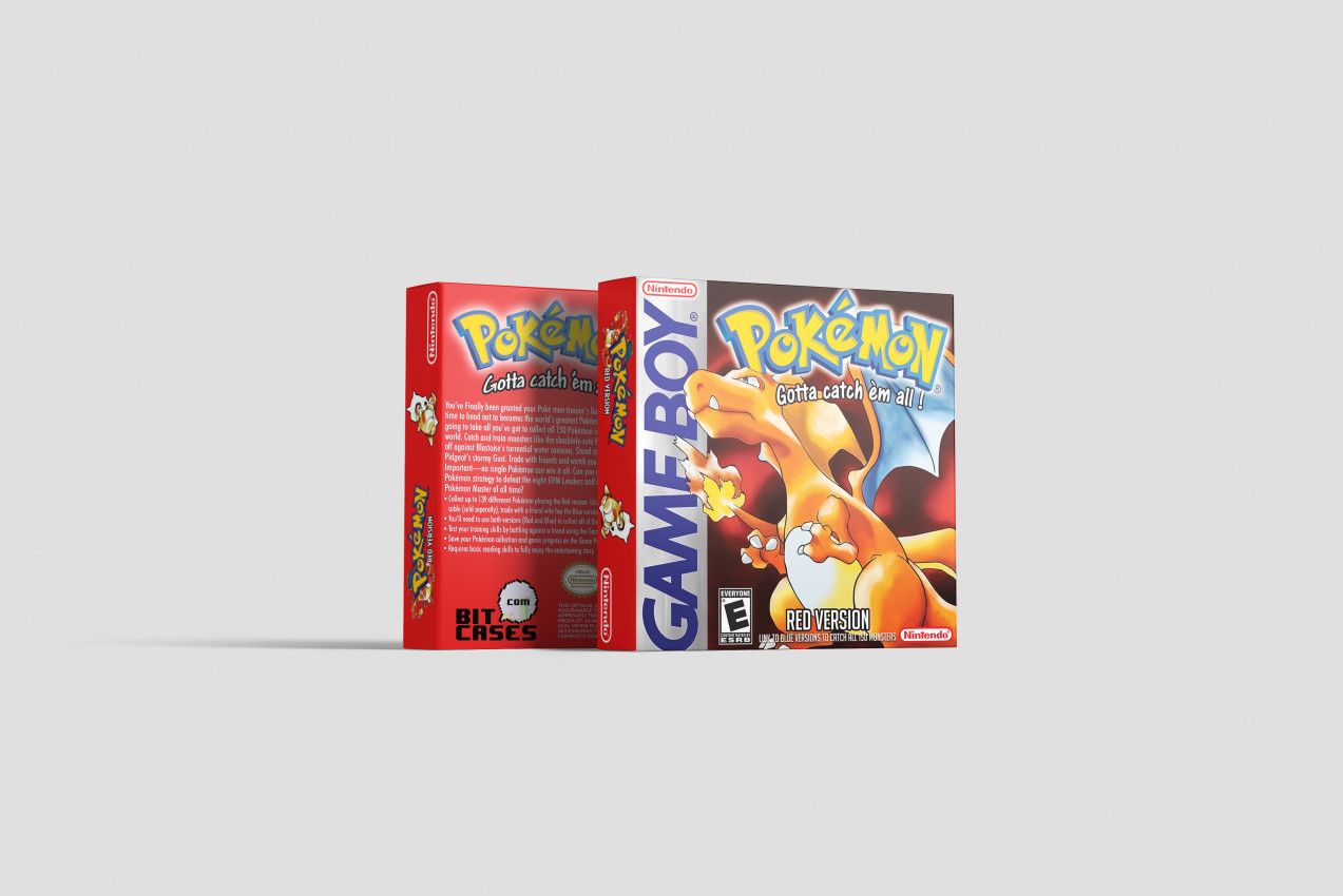 Pokemon Red Version - Game Boy Replacement Box