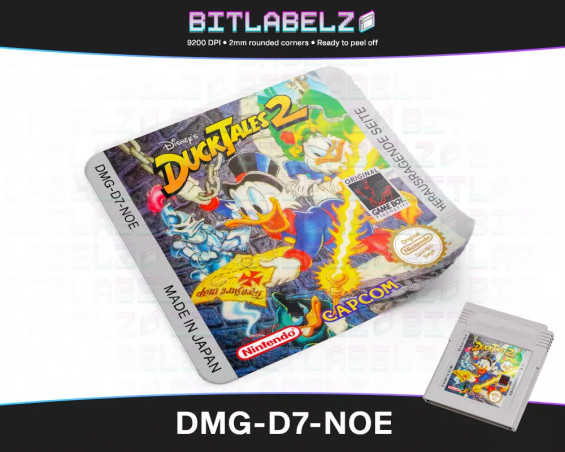 Duck Tales 2 Game Boy Label [DMG-D7-NOE]