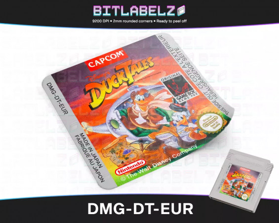 Duck Tales Game Boy Label [DMG-DT-EUR]