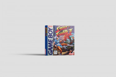 Street Fighter II - Game Boy Replacement Box