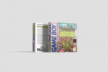 Teenage Mutant Ninja Turtles: Fall of the Foot Clan - Game Boy Replacement Box