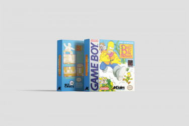 The Simpsons: Bart & the Beanstalk - Game Boy Replacement Box