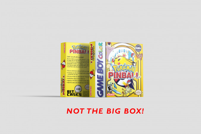 Pokemon Pinball - Game Boy Color Replacement Box