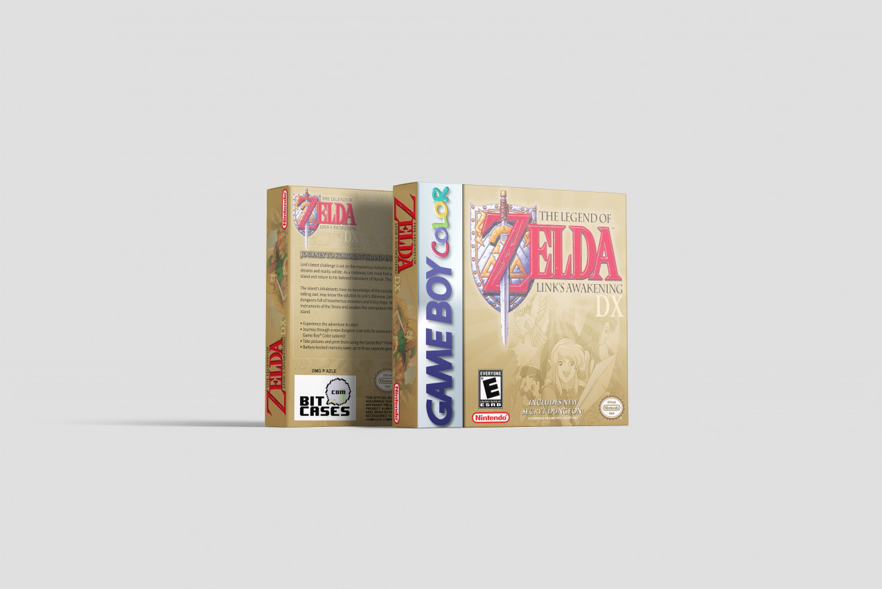 The Legend of Zelda: Link’s Awakening DX - Game Boy Color Replacement Box