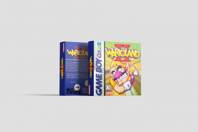 Wario Land II - Game Boy Color Replacement Box