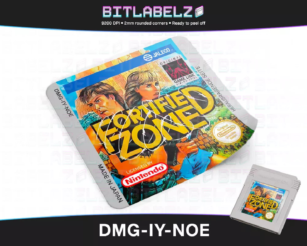 Fortified Zone - Game Boy Label [DMG-IY-NOE]