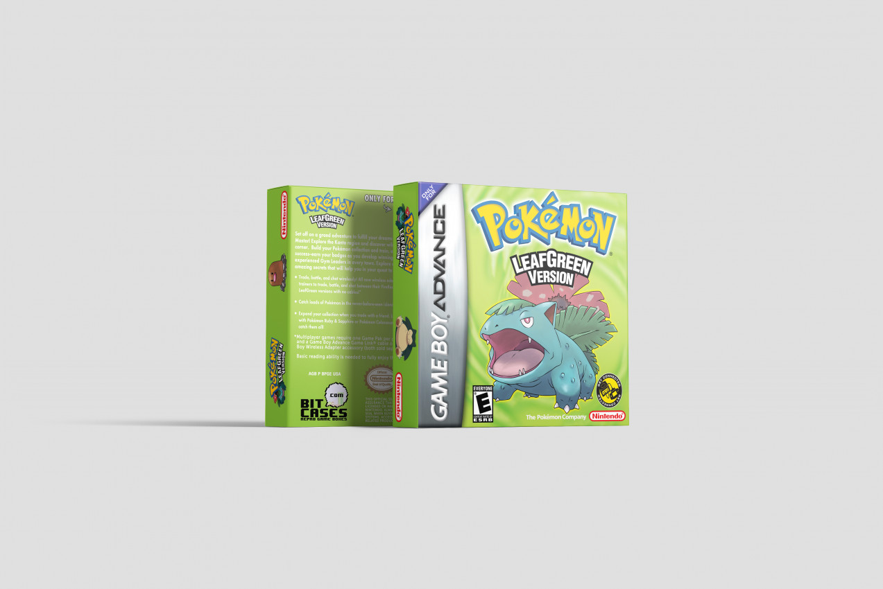 Pokemon LeafGreen Version - Game Boy Advance Ersatzbox