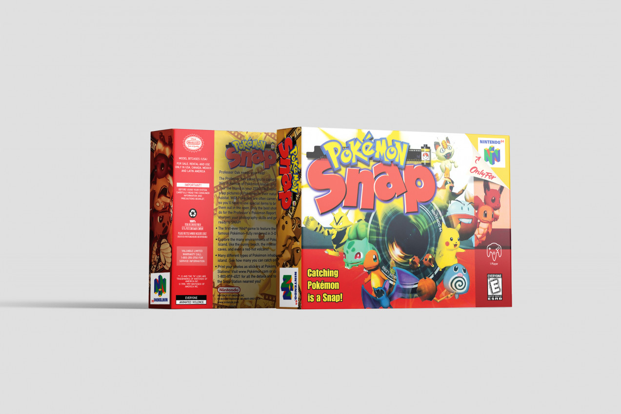 Pokemon Snap - Nintendo 64 Ersatzbox
