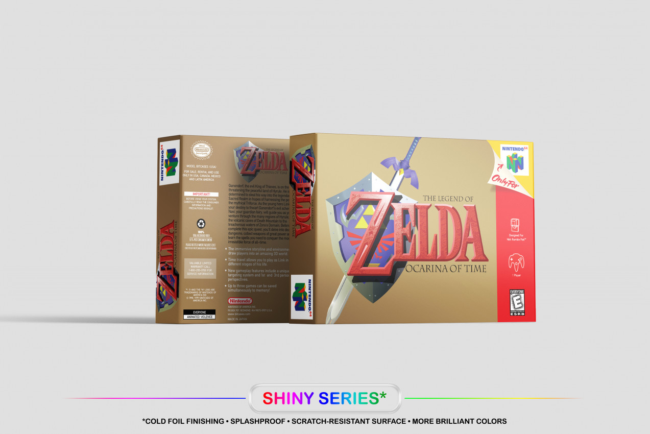 The Legend of Zelda: Ocarina of Time - Nintendo 64 Replacement Box