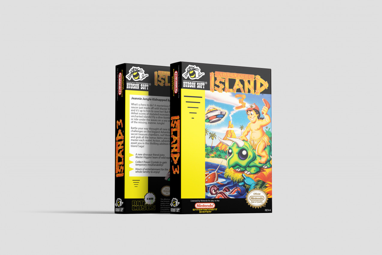 Adventure Island 3 - Nintendo NES Ersatzbox