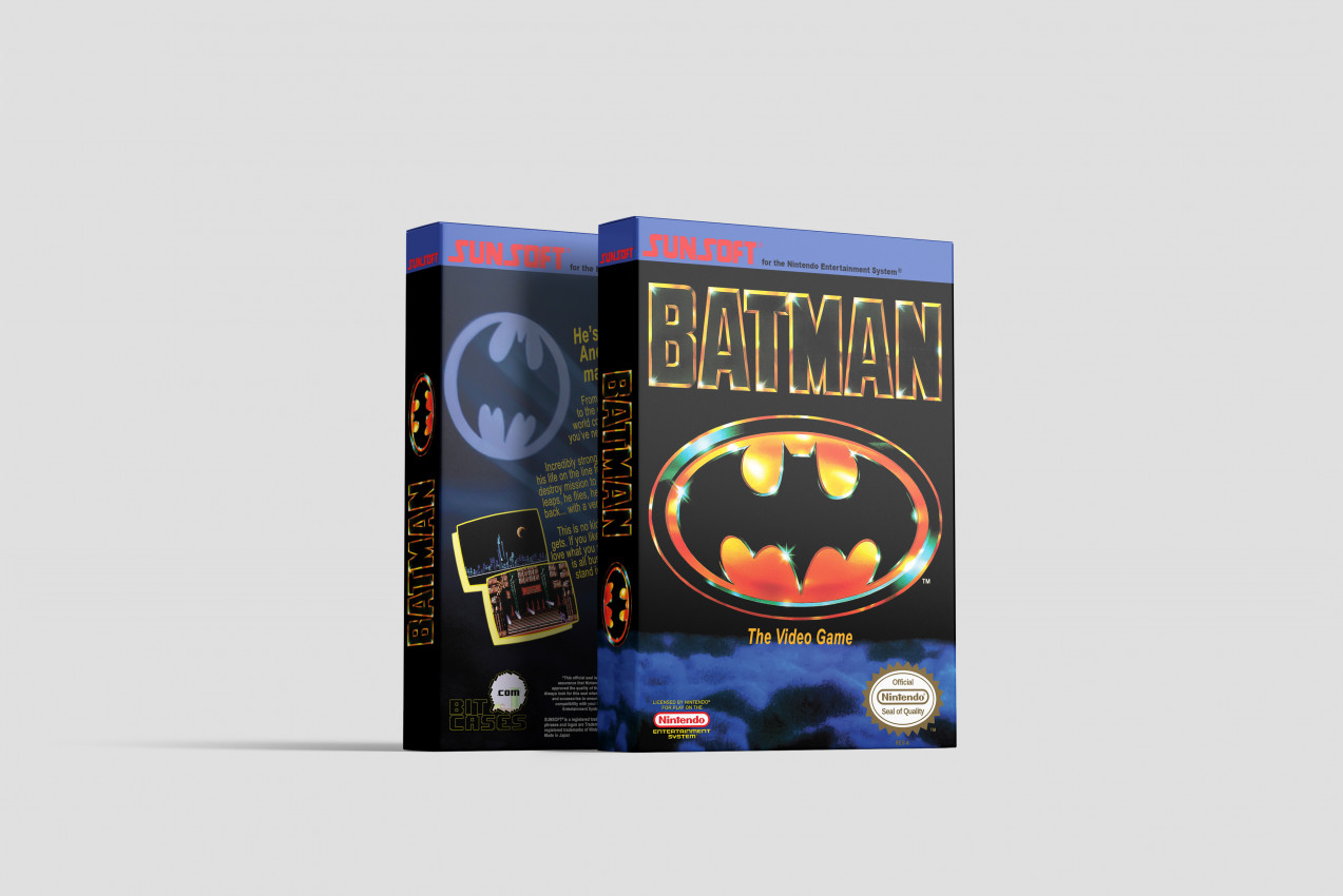 Batman: The Video Game - Nintendo NES Replacement Box