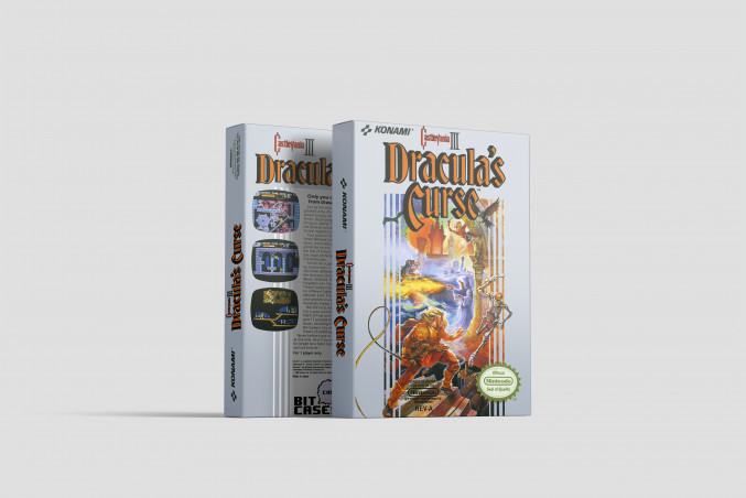 Castlevania III: Dracula's Curse - Nintendo NES Replacement Box