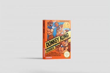 Donkey Kong Classics - Nintendo NES Replacement Box
