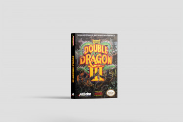 Double Dragon III: The Sacred Stones - Nintendo NES Replacement Box