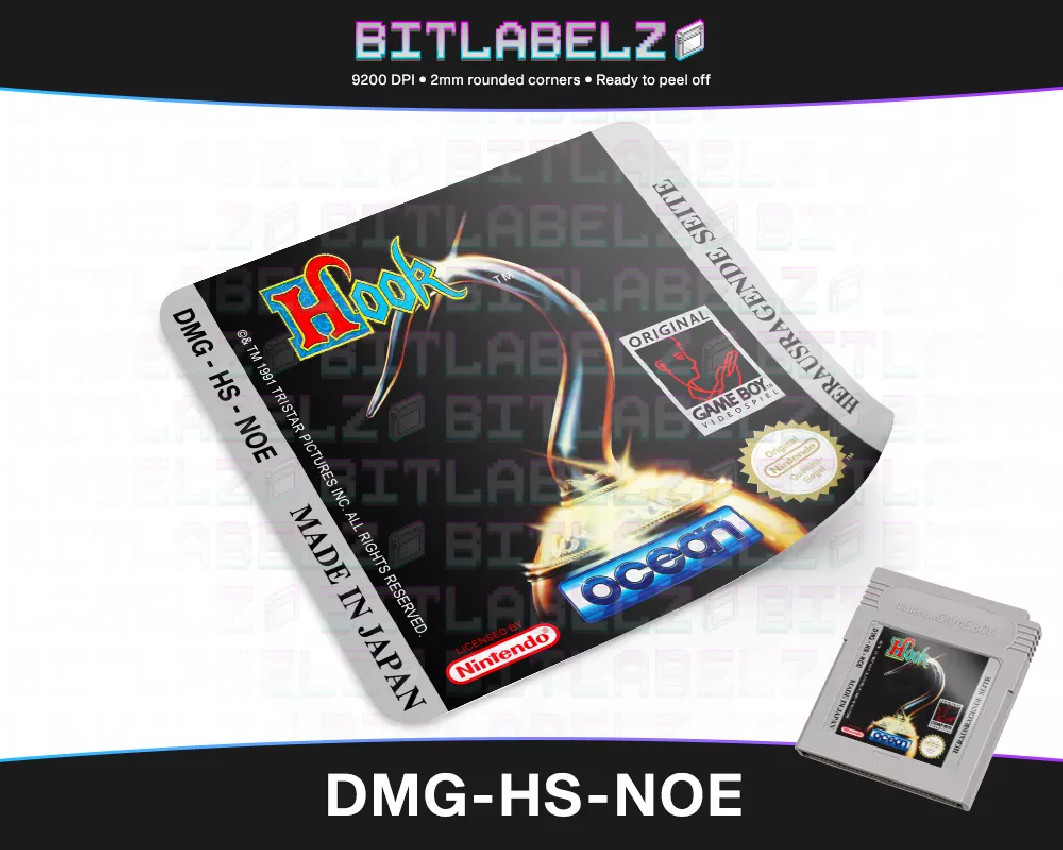 Hook - Game Boy Label [DMG-HS-NOE]