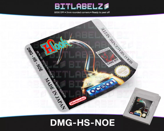 Hook - Game Boy Label [DMG-HS-NOE]