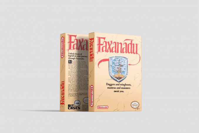 Faxanadu - Nintendo NES Replacement Box