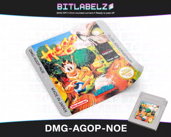 Hugo - Game Boy Label [DMG-AGOP-NOE]