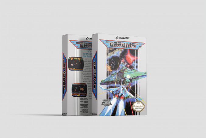 Gradius - Nintendo NES Replacement Box