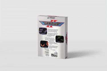 Gradius II - Nintendo NES Replacement Box