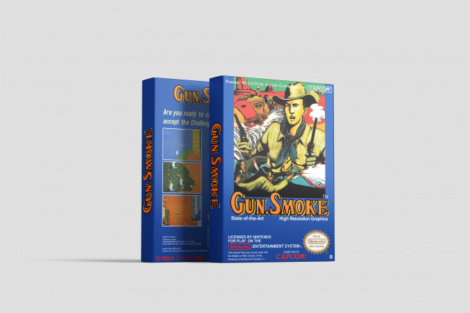 Gun.Smoke - Nintendo NES Ersatzbox