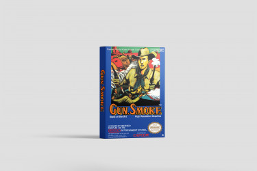 Gun.Smoke - Nintendo NES Replacement Box