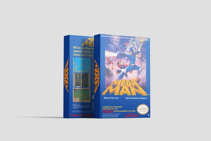 Mega Man - Nintendo NES Replacement Box