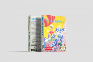 Mega Man 4 - Nintendo NES Replacement Box