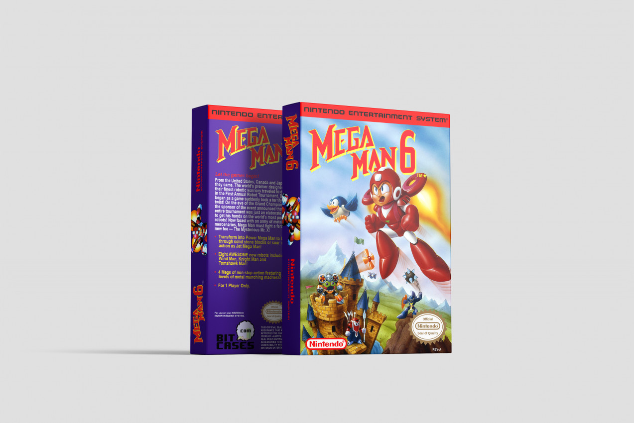 Mega Man 6 - Nintendo NES Ersatzbox