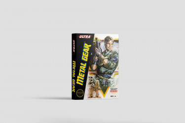 Metal Gear - Nintendo NES Replacement Box