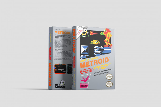 Metroid - Nintendo NES Replacement Box