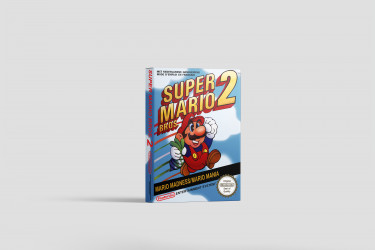 Super Mario Bros. 2 - Nintendo NES Replacement Box