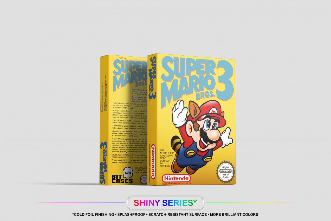 Super Mario Bros. 3 - Nintendo NES Replacement Box