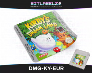 Kirby's Dream Land - Game Boy Label [DMG-KY-EUR]