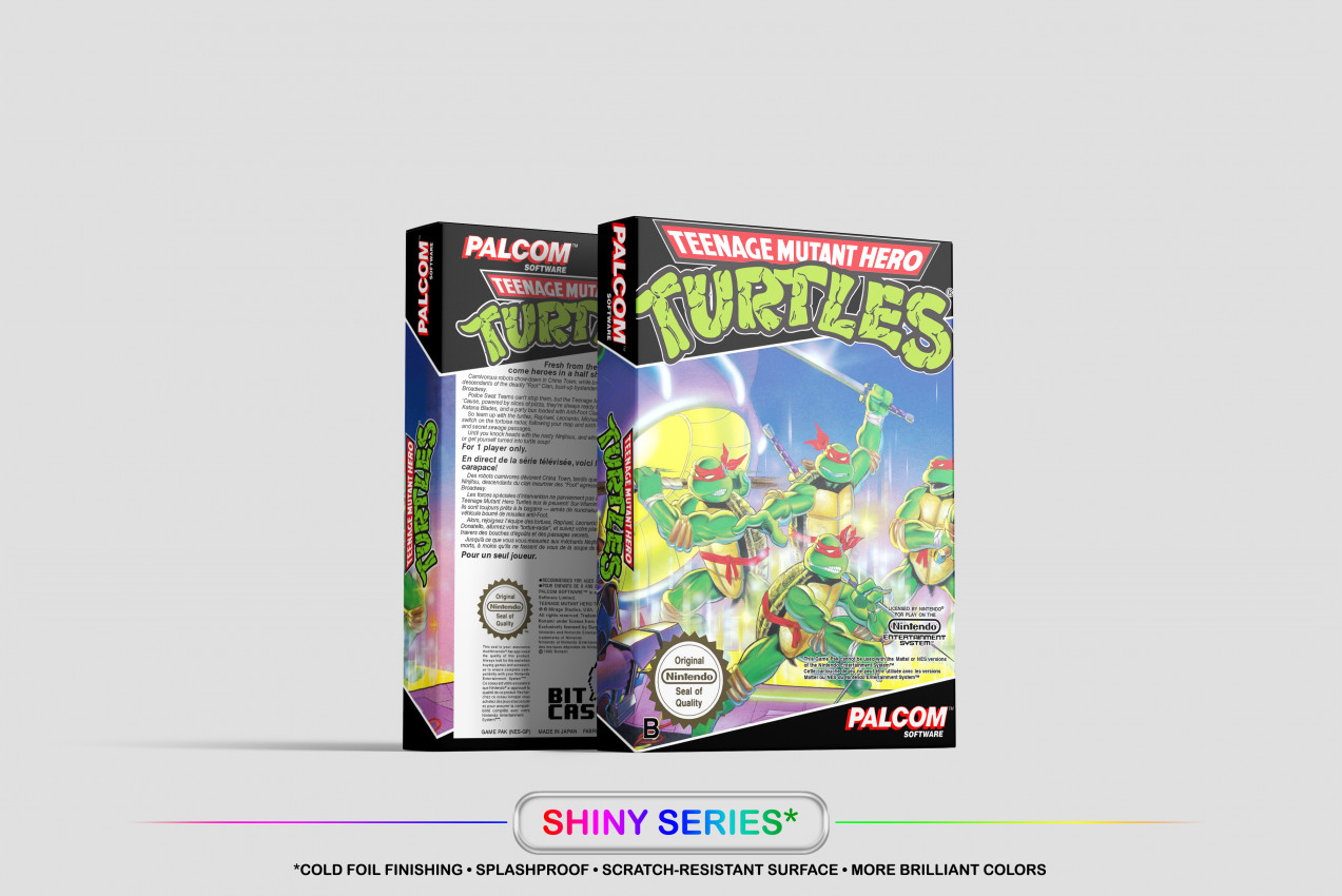 Teenage Mutant Hero Turtles - Nintendo NES Replacement Box