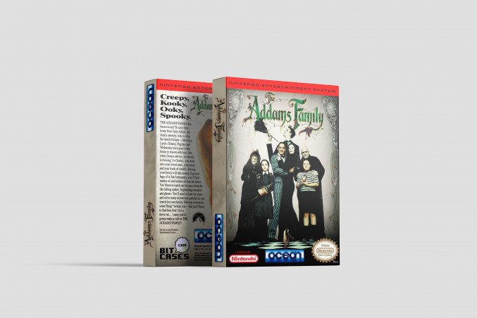 The Addams Family - Nintendo NES Ersatzbox