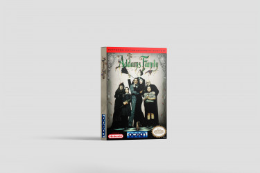 The Addams Family - Nintendo NES Replacement Box