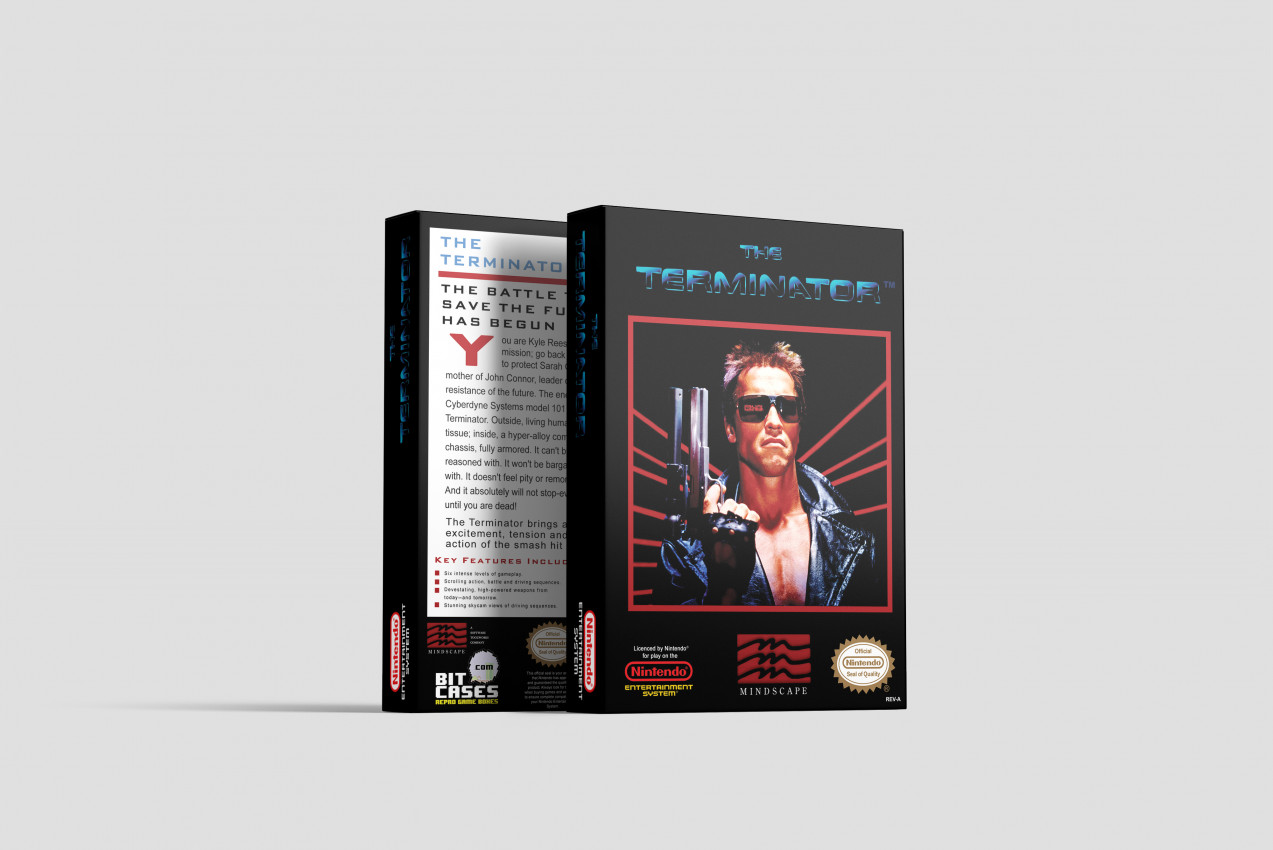 The Terminator - Nintendo NES Replacement Box