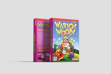 Wario's Woods - Nintendo NES Replacement Box