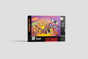 Aaahh!!! Real Monsters - Super Nintendo Ersatzbox