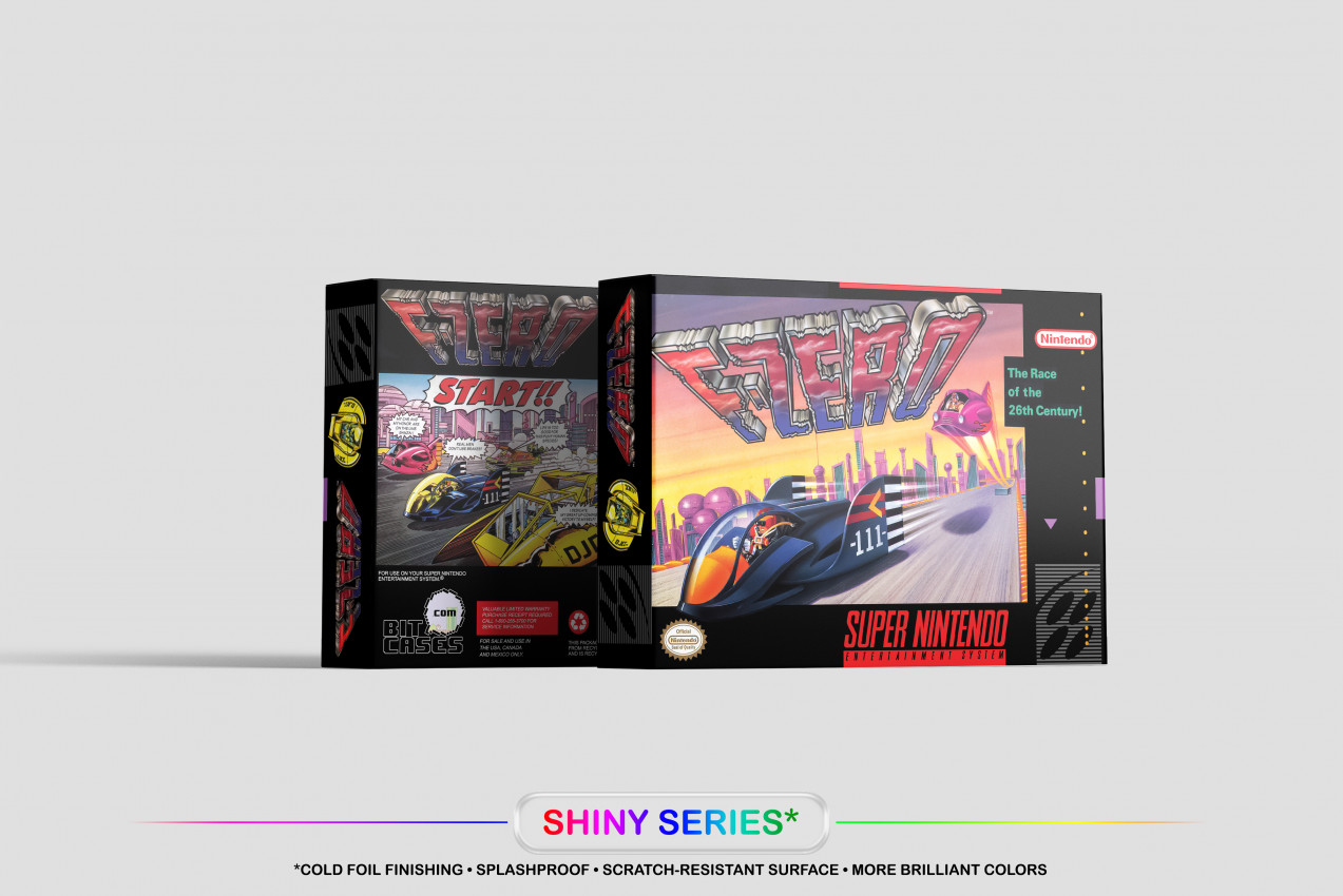 F-Zero - Super Nintendo Replacement Box