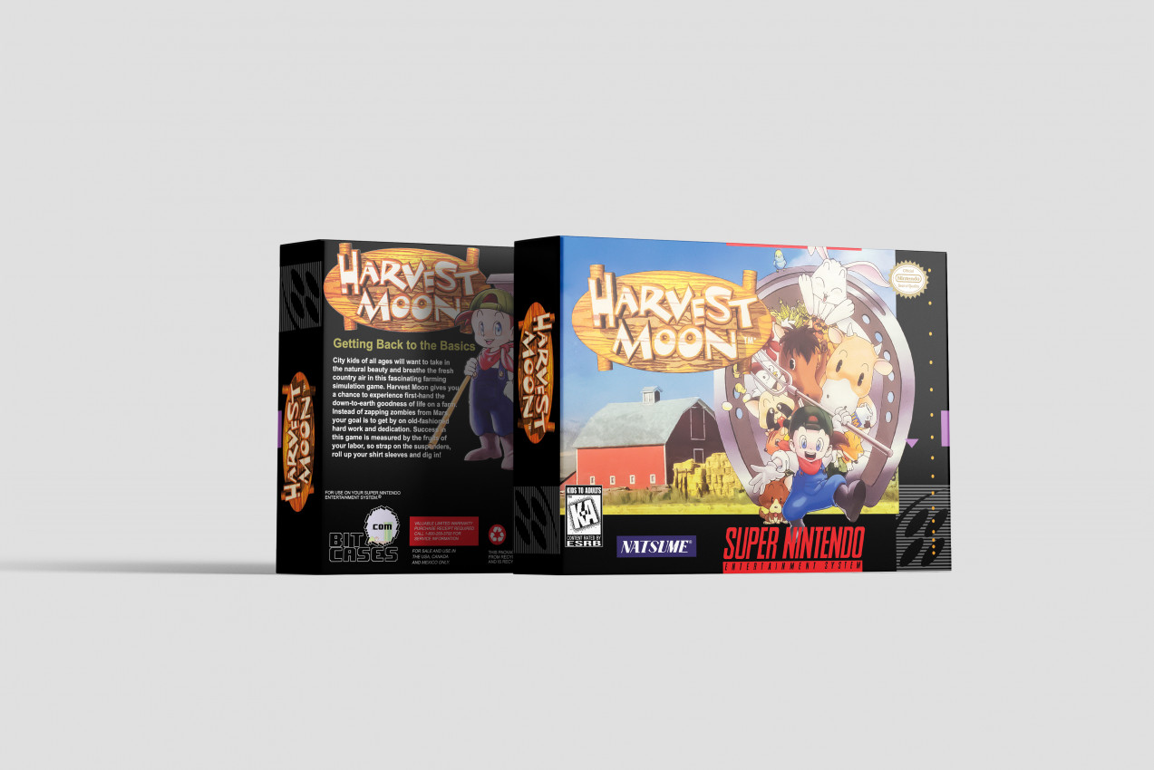 Harvest Moon - Super Nintendo Replacement Box